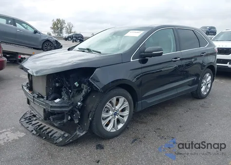 2021 Ford Edge Titanium из США, поврежденный, VIN 2FMPK4K93MBA12459